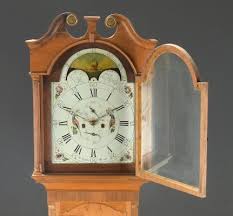 Antique Oak Clock For At Pamono
