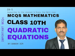 Quadratic Equations Class 10th