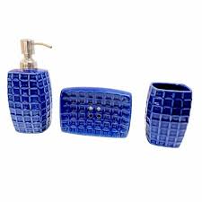 Dark Blue Handcrafted Ceramic Bathroom