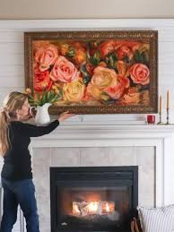 Samsung Frame Tv Above Fireplace