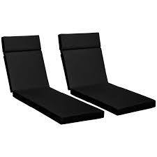 Outsunny Set Of 2 Sun Lounger Cushions
