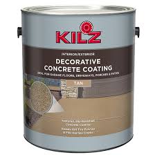 Kilz Decorative Concrete Coating Tan