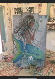 Art Mermaid Painting Canvas Art Painting