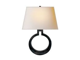 Ring Form Wall Light In Bronze Andrew