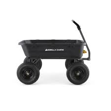 Gorilla Carts 12 Cu Ft Poly Dump Cart