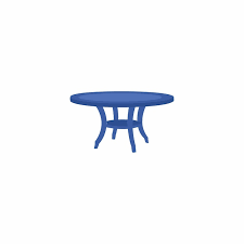 Premium Vector A Blue Table With A