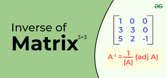 Inverse Of 3x3 Matrix Formula