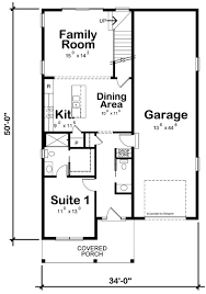 House Plan Of The Week Narrow And