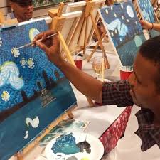 Hands On Paint And Sip Class For Two