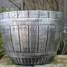 Large Barrel Planter Plant Pot Outdoor