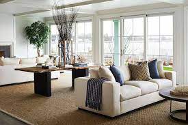 Featuring Ivory Sofas Paire