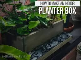 Diy Mini Indoor Planter Box With Built