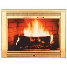 Regal Polished Brass Plated Fireplace