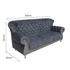 Fabric 2 Seater 3 Seater Sofa Set Vs8068