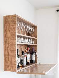 Build This Diy Wall Mounted Bar Cabinet