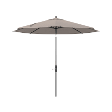 Allen Roth 10 Ft Commercial Tan Auto Tilt Market Patio Umbrella