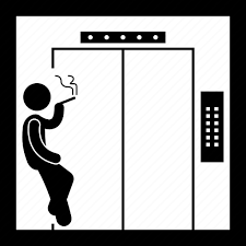 Elevator Inside Lift Man Smoke