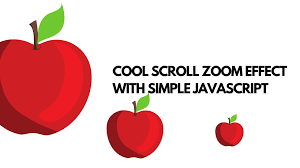 how to make cool scroll zoom effect