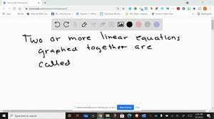 Solved Two Or More Linear Equations