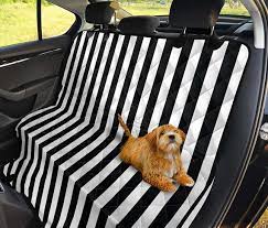 Striped Dog Hammock Back Bench Seat