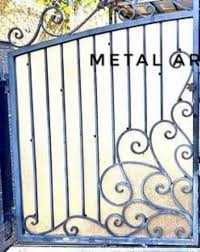 Iron Oil Paint Black Metal Door For