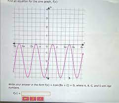 Equation For The Sine Graph