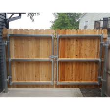 Hoover Fence Industrial Double Gate