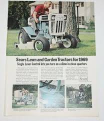 Sears Lawn Garden Tractor Lawnmower
