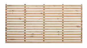 Wide Slatted Fence Panel 45 15 The