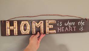 Sign Made From Recycled Wine Corks Home