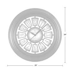 Round Majestic Hollow Wall Clock