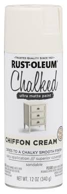 Matte Chiffon Cream Chalky Spray Paint