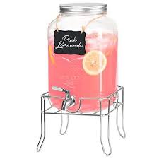 Outdoor Glass Beverage Dispenser With