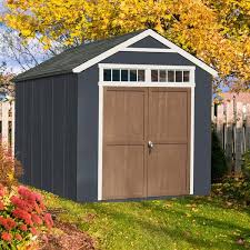 Outdoor Wood Storage Shed