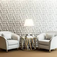 Art3dwallpanels Decorative 3d Wall Panels 11 8 In X 11 8 In White Pvc Diamond Design Pack Of 33 Tiles 32 Sq Ft A10hd315