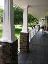 install exterior stone column wraps