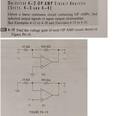Objective 4 2 Op Amp Circuit Ysis