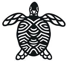 Custom Tribal Turtle Vinyl Decal Turtle