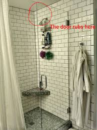 Frameless Shower Door Slipping