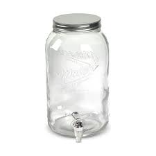 Glass Drink Dispenser 1 05 Gallon