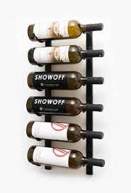 Wall Mounted Metal Wine Bottle Storage