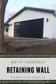 Build A Small Retaining Wall In One Day