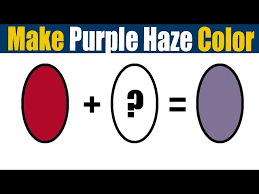 Color Mixing To Make Purple Haze