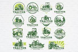 Tractor And Farm Logo Template