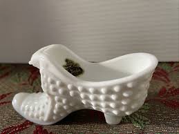 Vintage Fenton Milk Glass Hobnail
