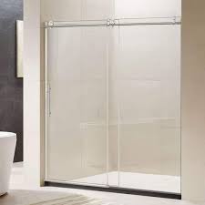 Sliding Frameless Shower Door Enclosure