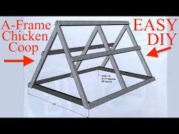 Easy Diy A Frame En Coop