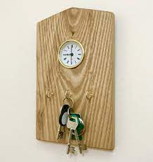 Handmade Solid Oak Modern Wall Clock