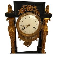 French Pendulum Clock Garniture With