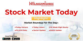 Stock Market Today Lakshmishree